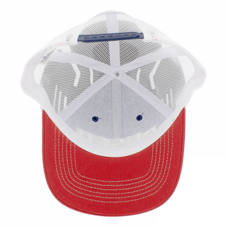 Busch Light Red White and Blue Mesh Snapback Hat