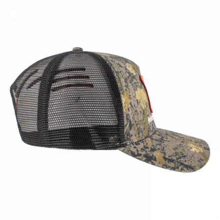 Miller High Life Hybrid Camo Trucker Hat By Junk Food