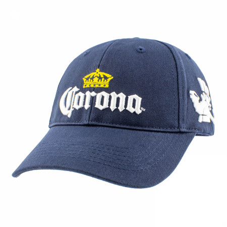 Corona Crown Logo Men's Hat with Navy Details
