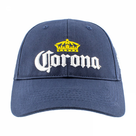 Corona Crown Logo Men's Hat with Navy Details