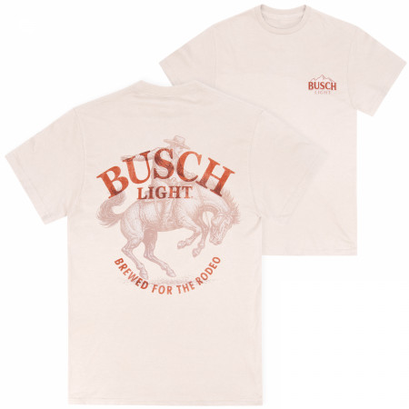 Busch Light Brewed for The Rodeo Front and Back T-Shirt