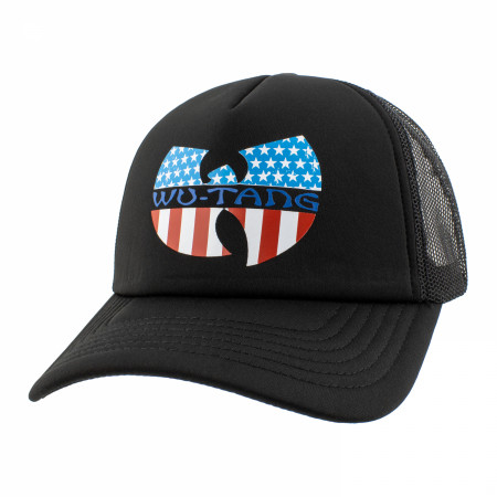 Wu-Tang Clan Star Spangled Logo Mesh Back Adjustable Hat