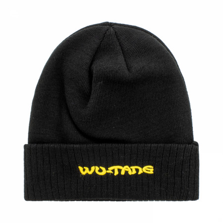 Wu-Tang Clan Gold Logo on Cuffed Beanie