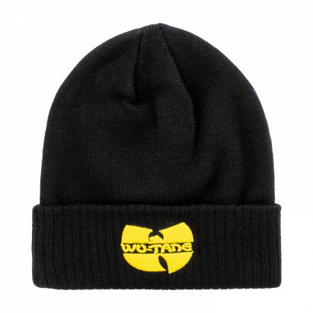 Wu-Tang Clan Gold Logo on Cuffed Beanie