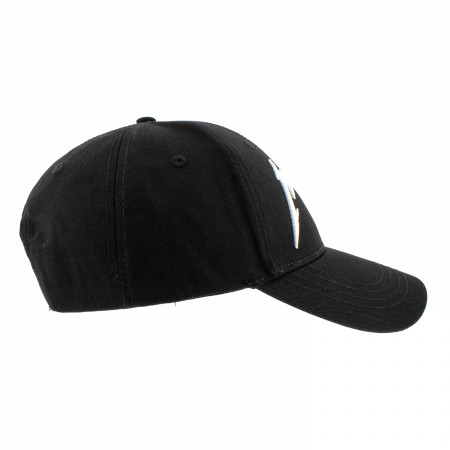 Metallica 3D Embroidered Logo Black Colorway Adjustable Hat