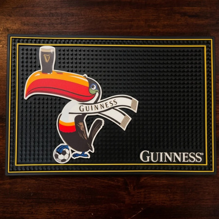 Guinness Toucan Soccer PVC Bar Mat  18' x 12'