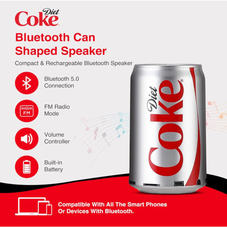 Diet Coke Can Shape Bluetooth Speaker by Gabba Goods