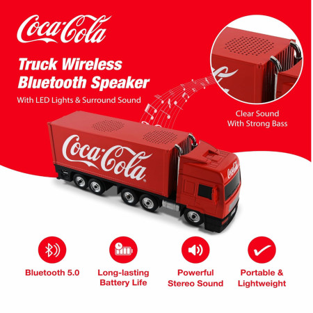 Coca-Cola Truck Replica Bluetooth Speaker by Gabba Goods