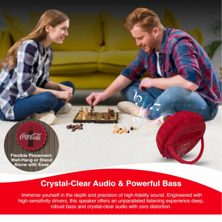 Coca-Cola Bottle Cap Shaped Bluetooth Speaker
