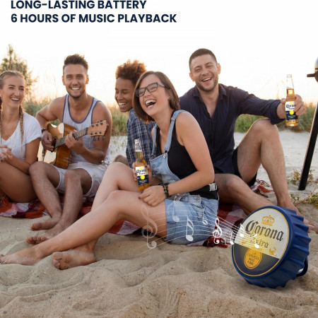 Corona Extra Bottle Cap Shaped Bluetooth Speaker