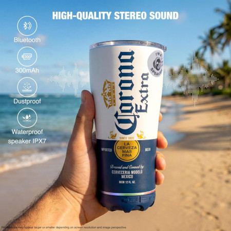 Corona Extra Tumbler Shaped Bluetooth Speaker