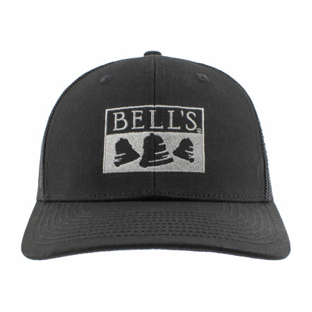 Bells Whisky Patch Black Mesh Trucker Hat