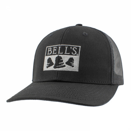 Bells Whisky Patch Black Mesh Trucker Hat