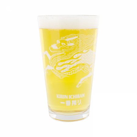 Kirin Ichiban 16 oz. Pint Glass