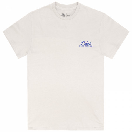 Pabst Blue Ribbon Bowling League Front and Back Print T-Shirt
