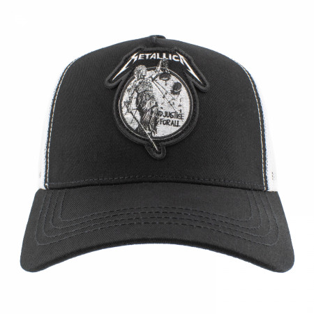 Metallica Justice For All Monochrome Mesh Snapback Hat