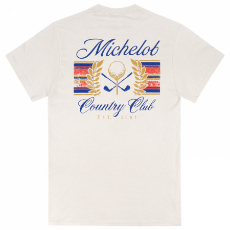 Michelob Golf Country Club Est. 2002 Front & Back Print T-Shirt
