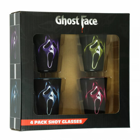 Scream Ghostface Shot Glasses  4-Pack
