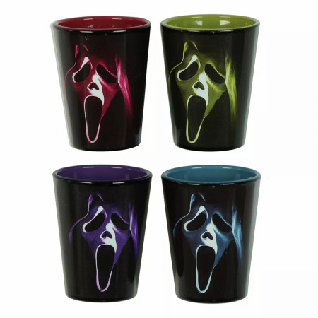 Scream Ghostface Shot Glasses  4-Pack