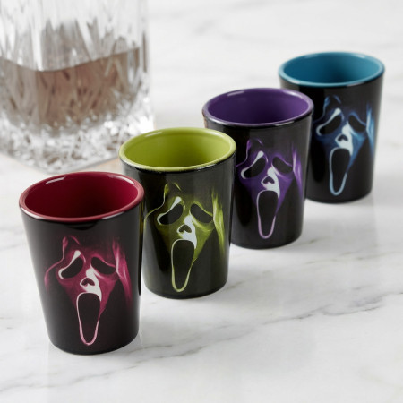 Scream Ghostface Shot Glasses  4-Pack