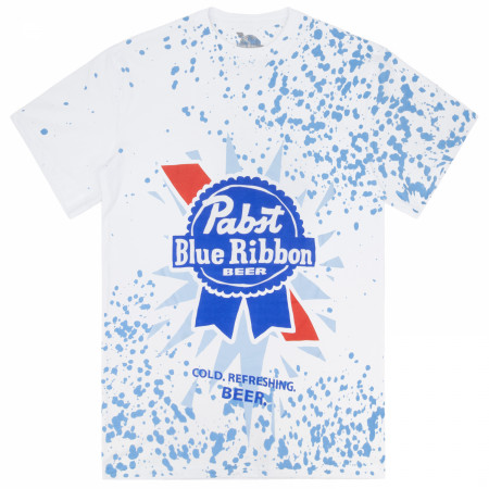 Pabst Blue Ribbon Cold Refreshing Beer Tie Dye T-Shirt