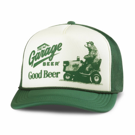 Garage Beer - Good Beer Mowing Bear Foam Adjustable Hat