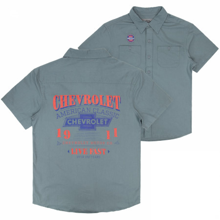 Chevy 1911 American Classic Button Down Mechanic Work Shirt