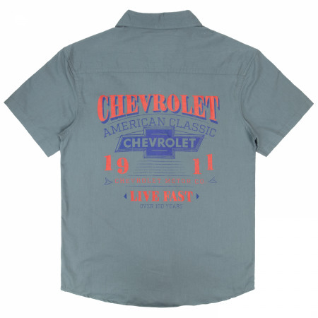 Chevy 1911 American Classic Button Down Mechanic Work Shirt