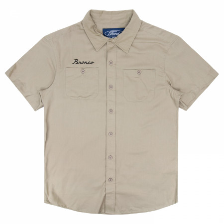 Ford Bronco Button Down Mechanic Work Shirt