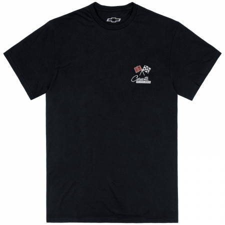 Corvette '63 Sting Ray Split Window Coupe Front and Back Print T-Shirt