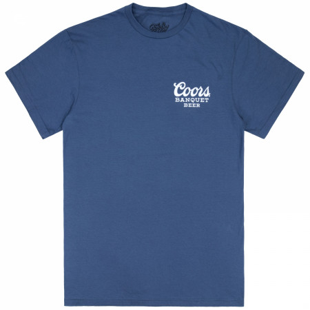 Coors Banquet Beer Landscape Front and Back Print T-Shirt