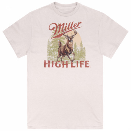 Miller High Life Deer in the Forest Premium Heavyweight T-Shirt