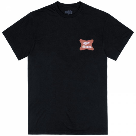 Miller High Life Dart Championship Front and Back Print T-Shirt