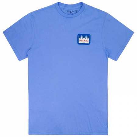 Hamm's Beer Fishing and Chilling Front and Back Print T-Shirt
