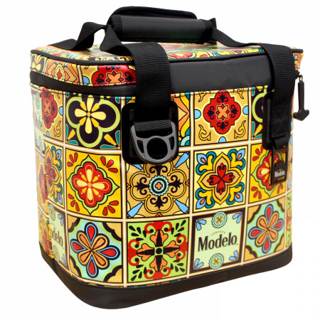 Modelo Tile Pattern 18-Can Premium Welded Insulation Box Cooler