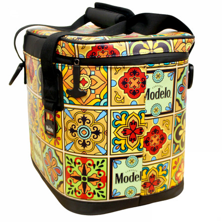 Modelo Tile Pattern 18-Can Premium Welded Insulation Box Cooler