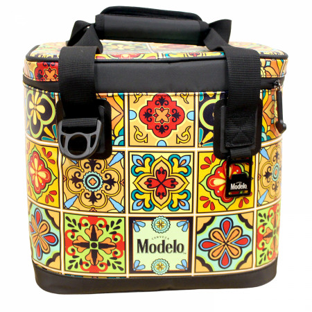 Modelo Tile Pattern 18-Can Premium Welded Insulation Box Cooler