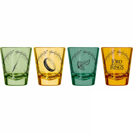 Lord Of The Rings Icons 4-Piece Shot Glass Set