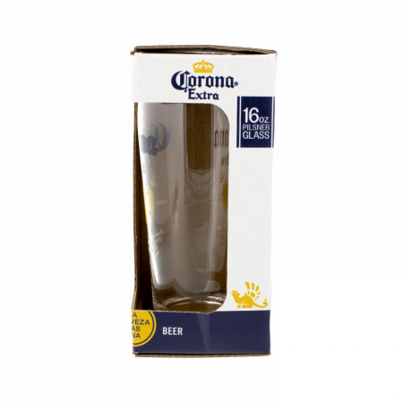 Corona Extra Clear Logo 16 oz Becher Glass