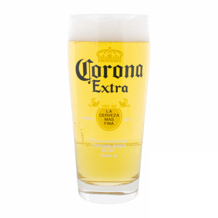 Corona Extra Clear Logo 16 oz Becher Glass