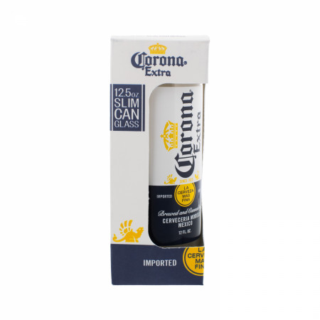 Corona Extra Label 12.5 oz Tall Can Glass