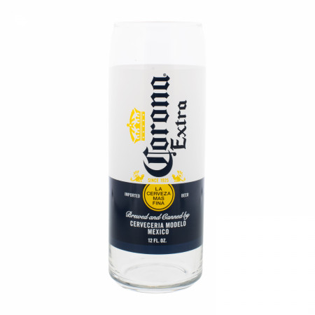 Corona Extra Label 12.5 oz Tall Can Glass