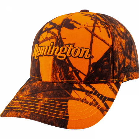 Remington Orange Hunt Camo Adjustable hat