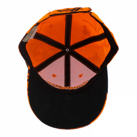 Remington Orange Hunt Camo Adjustable hat