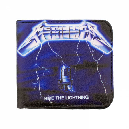 Metallica Ride The Lightning Art Bifold Wallet