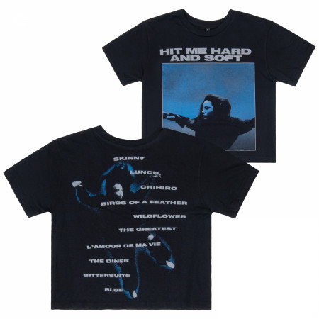 Billie Eilish Hit Me Hard and Soft Track List Front & Back Crop Top