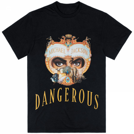Michael Jackson Dangerous World Tour Front and Back Print T-Shirt