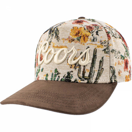 Coors Western Flora Pattern Jacquard Adjustable Hat