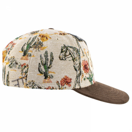 Coors Western Flora Pattern Jacquard Adjustable Hat
