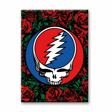 Grateful Dead Roses Logo Magnet